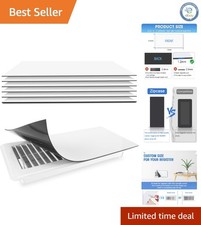 Customizable Magnetic Vent Covers 6 Pack - 5.5 x 12 Inches for Air Flow Control