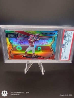 2024 Select Snapshots Xavier Worthy #19 Tie-Dye 1/25 Chiefs Jersey # Match PSA 9