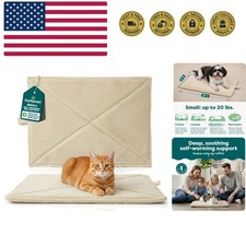 ThermaNAP Self Warming Cat Mat, Dog Bed for Crates with Self-Warming Technolo...