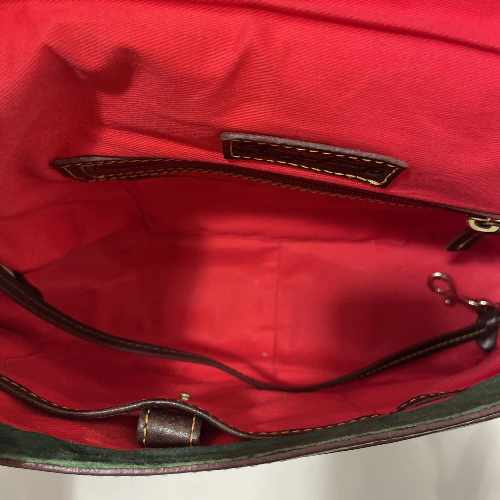 DOONEY & BOURKE Borsa a tracolla con patta fiorentina marrone scuro