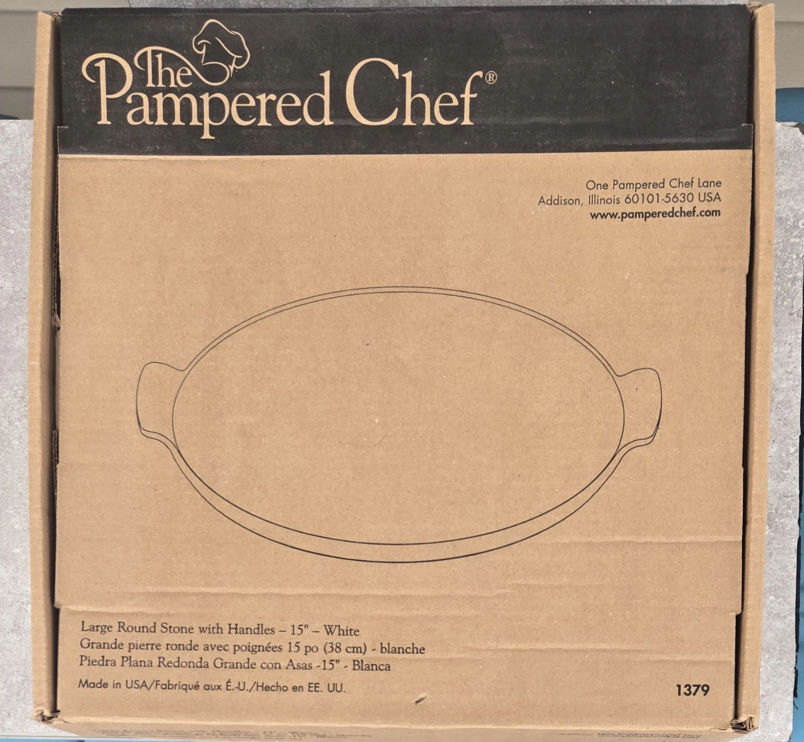 Pampered Chef 1379 Family Heritage Large 15" Round Pizza Baking Stone FREEUSHIP
Opens in a new windo