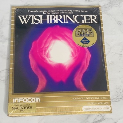 WISHBRINGER Vtg Software Macintosh NOS New Sealed Interactive Fiction 1988 80s