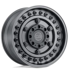 17x9.5 Black Rhino Hard Alloys Wheels ARMORY  Gun Black Rims 8x170 ET-18 (4pcs)