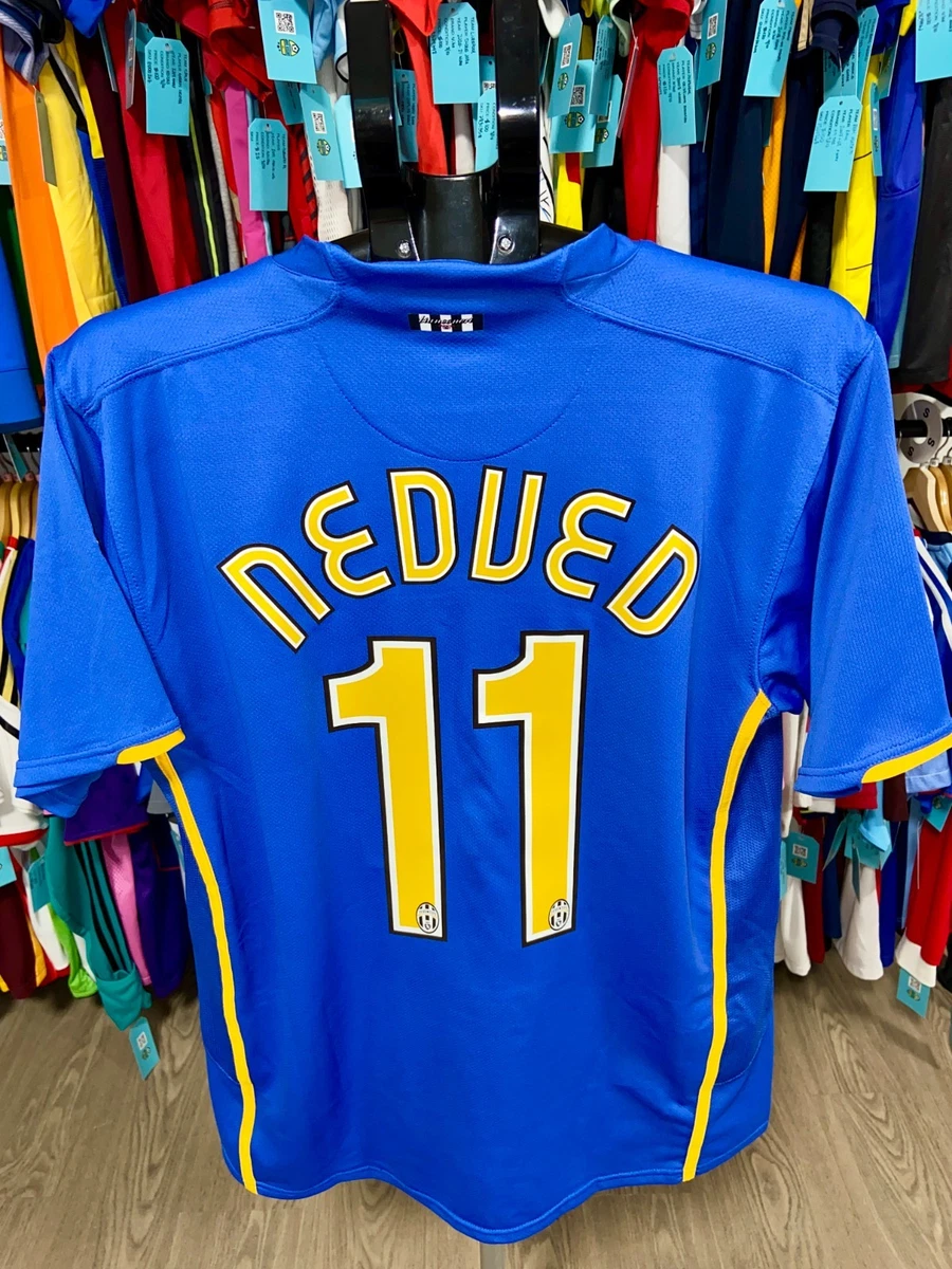 Juventus Nike ユニフォーム 11 ネドベド AUTHENTIC Nike Juventus 2007-08 Pavel Nedved #11 Away Jersey - Men