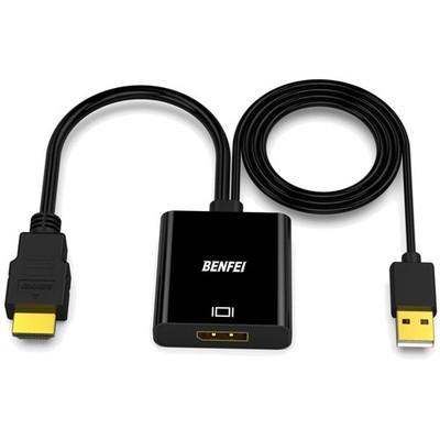 Aktiver HDMI auf Displayport Adapter 4K 60Hz 2K 144Hz 1080P 165Hz für Compute...