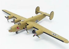 Atlantis Models 1/92 B-24J Bomber Buffalo Bill Plastic Model Airplane Kit H218