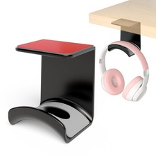 Game Headphone Stand For Desk Mini Headset Hanger Under Desk Adhesive Mount
