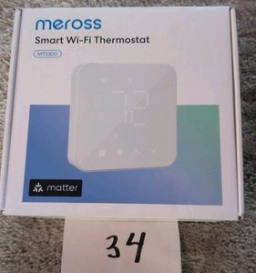 Meross Matter Smart Thermostat for Electric Baseboard Heater, Works with Alexa