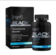 High T Black Testosterone Booster Supplements Strength Stamina Sex Drive 120ct