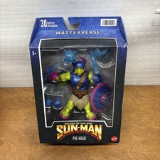 MOTU Masterverse Rulers of the Sun PIG-HEAD Action Figure Sun-Man NIB