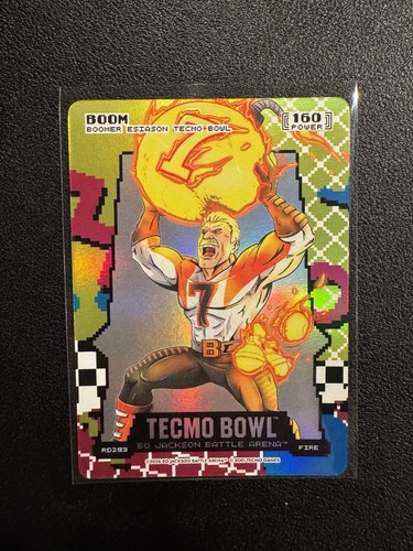 BOOMER ESIASON Boom 2026 Bo Jackson Battle Arena Tecmo Bowl 80\'s 8-bit Rad Fire