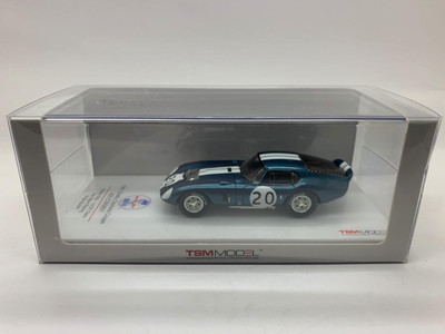 TSM 1965 Shelby Daytona Coupe #20 500KM Spa Bondurant TSM154357 1/43