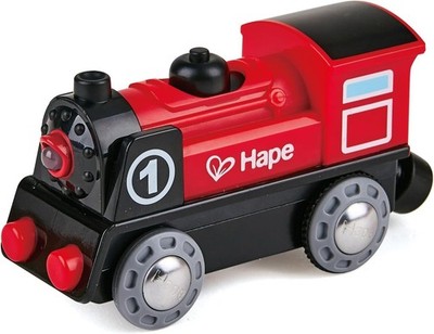 Impressive Hape Train Set - Battery Powered Engine for Building Cognitive Skills