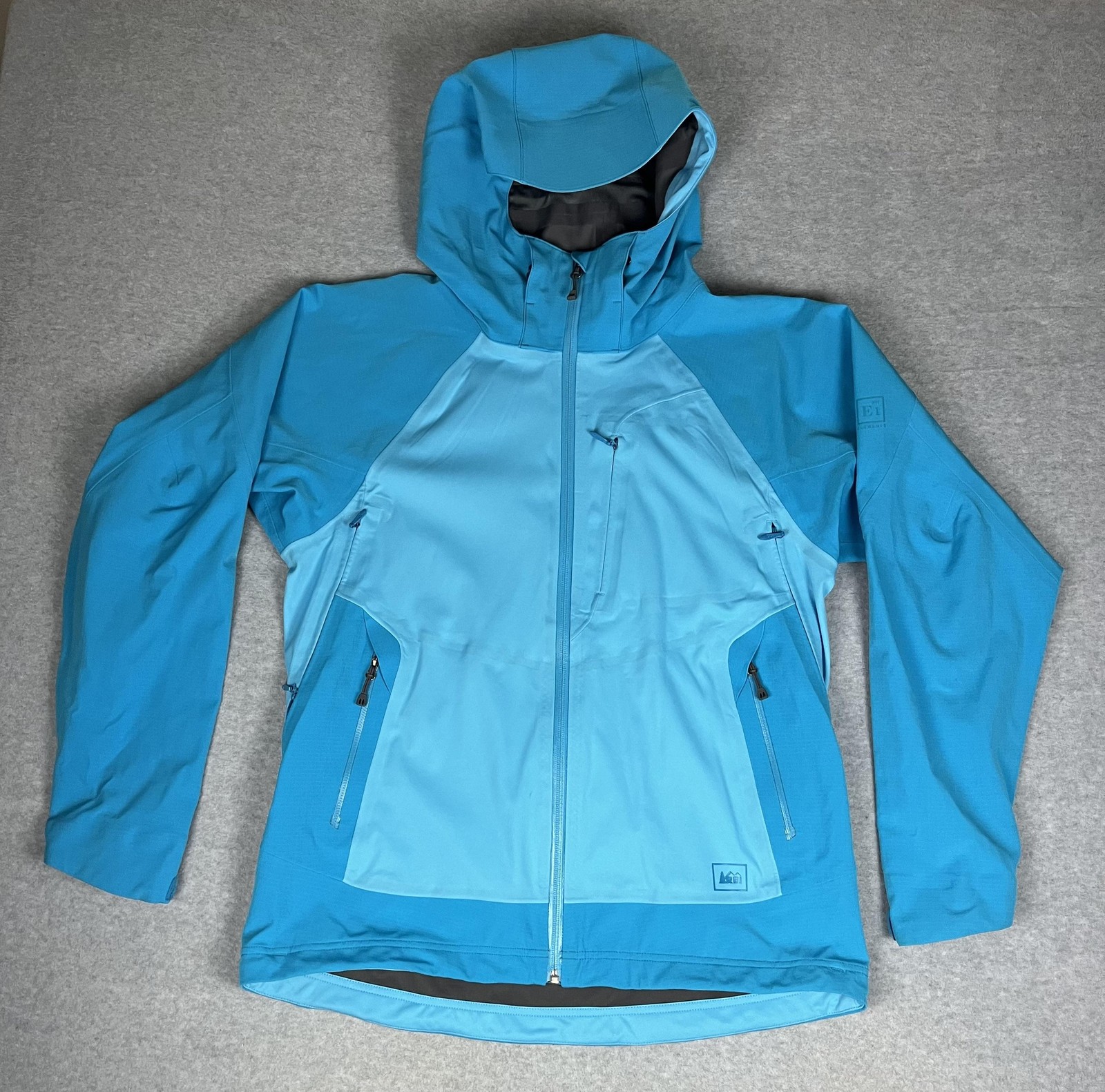 REI Elements E1 Softshell Jacket Womens Large Blu… - image 1