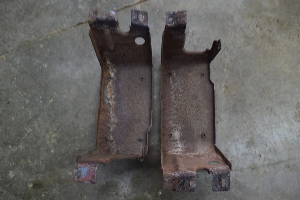 1973 1974 Plymouth Road Runner спутниковый задний бампер кронштейн пара 73 74 2 двери - Изображение 4 из 4