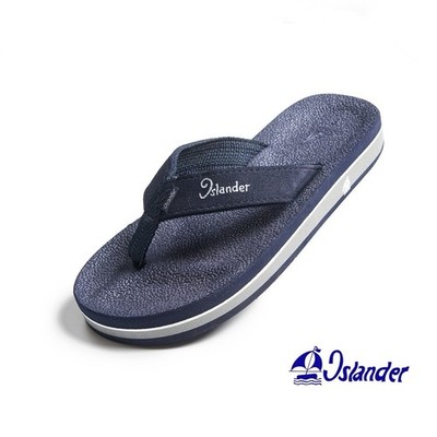 Original Islander Flip Flops, Color: Navy Blue, Size: US M 11 (W 12.5) 29 CM