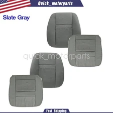 Driver Passenger Bottom Top Cloth Cover Slate Gray For 06-09 Dodge Ram 2500 3500