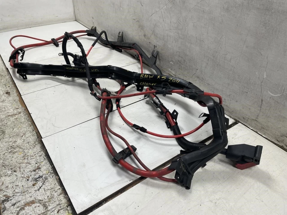 BMW X5 XDRIVE35I 2011 batería positiva cable cable arnés de cableado OEM+ Foto 3 de 4