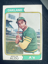 1974 Topps #654Jesus Alou No Position Variation EXMT,  FREE S & H!