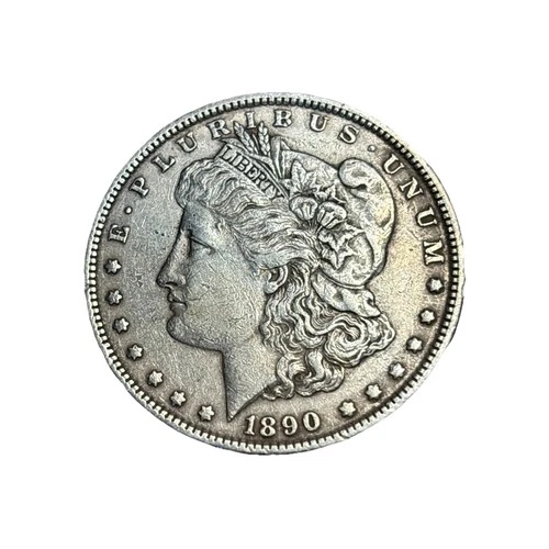 1890 P XF  Morgan Silver Dollar Toning