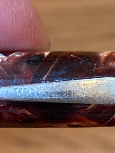 Waterman "8" Personalized Fountain Pen w Waterman Nib GREAT FLEX Unrestored 5" - Picture 12 of 20