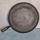 Vtg Wagner Ware Sidney -O- Cast Iron Round Handled Griddle 1109D, Stylized Logo