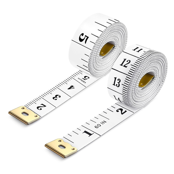 flintronic 3PCS SchneidermaßBand, 150Cm/60 Zoll MaßBand KöRper, NäHen Weiches Do-image