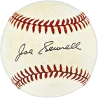 Joe Sewell Autographed Signed AL Baseball New York Yankees Beckett