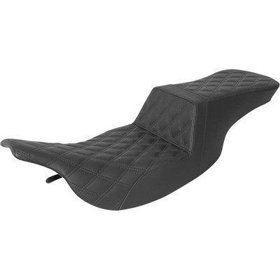 Saddlemen Step-Up Seat - Full Lattice Stitch for FLH - Black  897-07-195