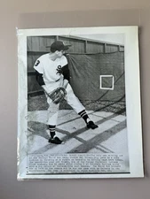 1959 White Sox AP Wirephoto Hal Trosky Jr Spring Training Rookie MLB Photo