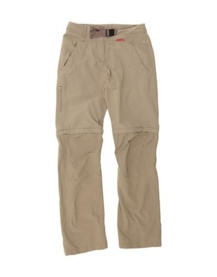 MILLET Womens Straight Hiking Trousers UK 8 Small W28 L31 Beige Nylon AB01