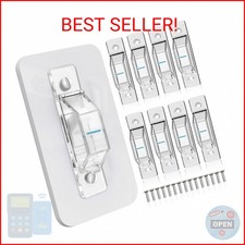 8 Pack Light Switch Cover Guard,Wall Light Switch Lock With Glow In The Dark Eff