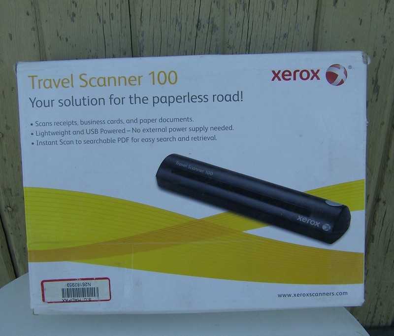 Xerox Travel Scanner 150 Portable USB Mobile Scanner 8.5x14" With Box & Software