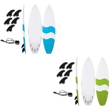 Ocean Waves Beach Boards Fiberglass Surfboard Durable and Flexible Kids Adults