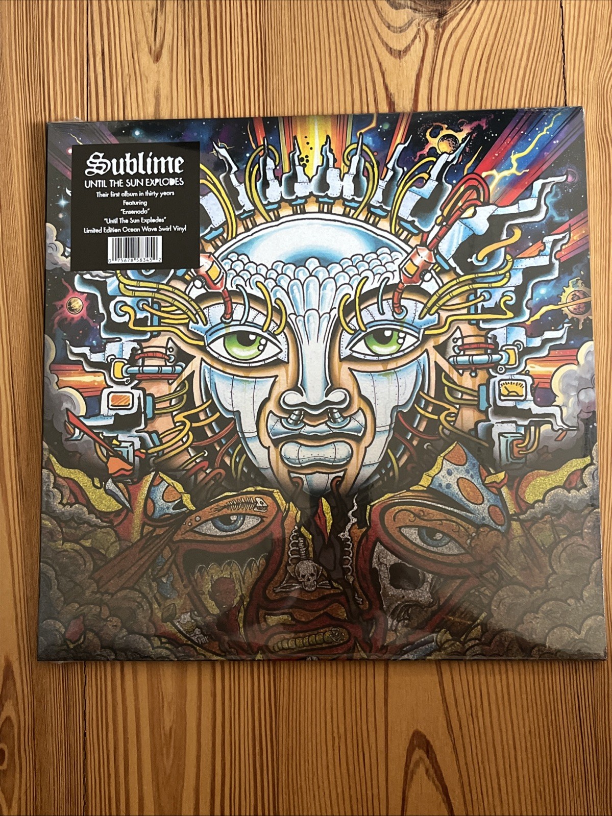 Sublime Until The Sun Explodes 1/2000 Ocean Wave Swirl Vinyl
