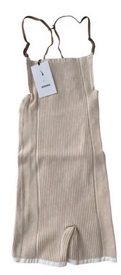 Nike x Jacquemus Le Body Short Romper Beige NWT Size XS W/ White