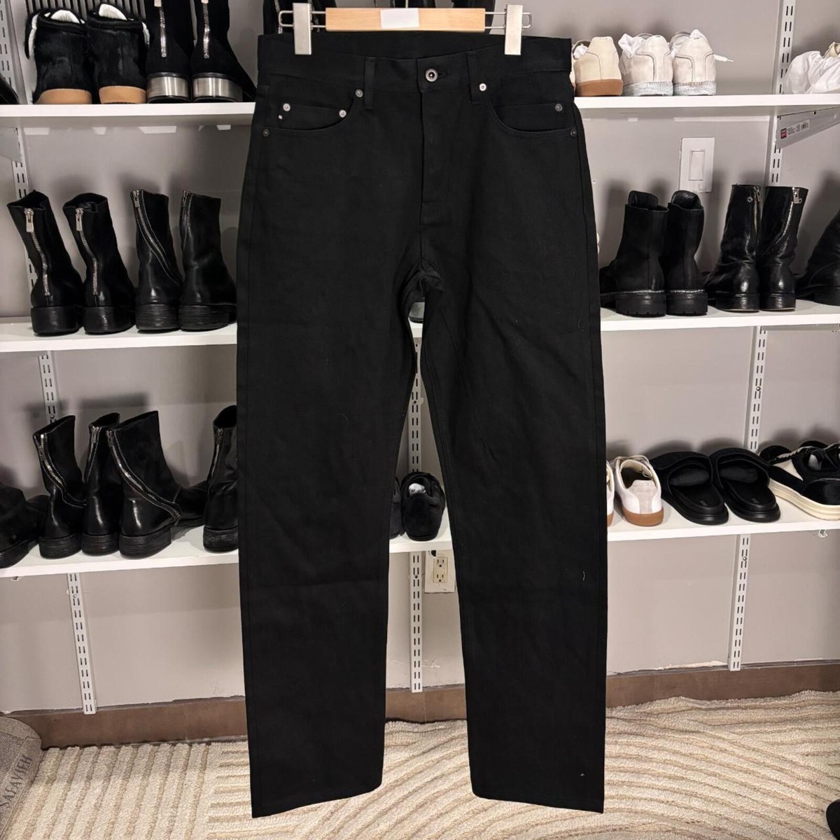RICK OWENS KURDT CUT デニムパンツ サイズ29 Rick Owens DRKSHDW Kurdt Cut Pants Black Size 29 Japan Made | eBay