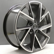 SKODA KAROQ 19" DIAMOND CUT ALLOY WHEEL RIM 8J OEM 57A601025R GENUINE X1