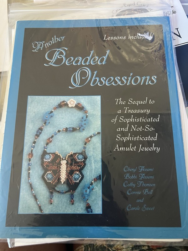 ANOTHER BEADED OBSESSION Bead Jewelry Lessons Beading Sewing Craft Project Book