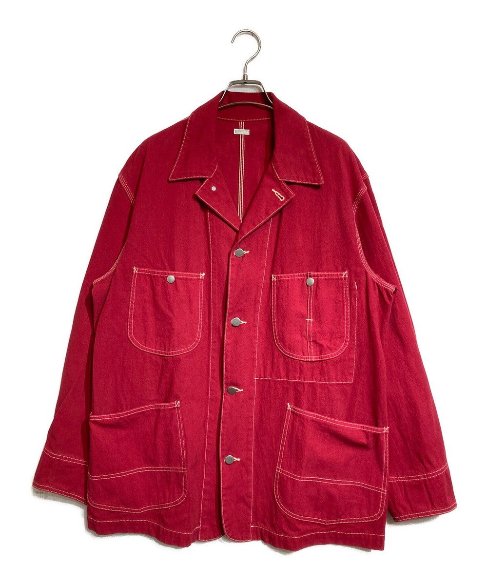 A.PRESSE Coverall Jacket Size: 3 Red Men 22AAP-01-04M | eBay
