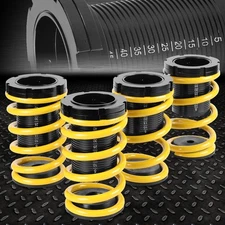 FOR 01-05 HONDA CIVIC 1.3"ADJUSTABLE COILOVER SUSPENSION LOWERING SPRING YELLOW