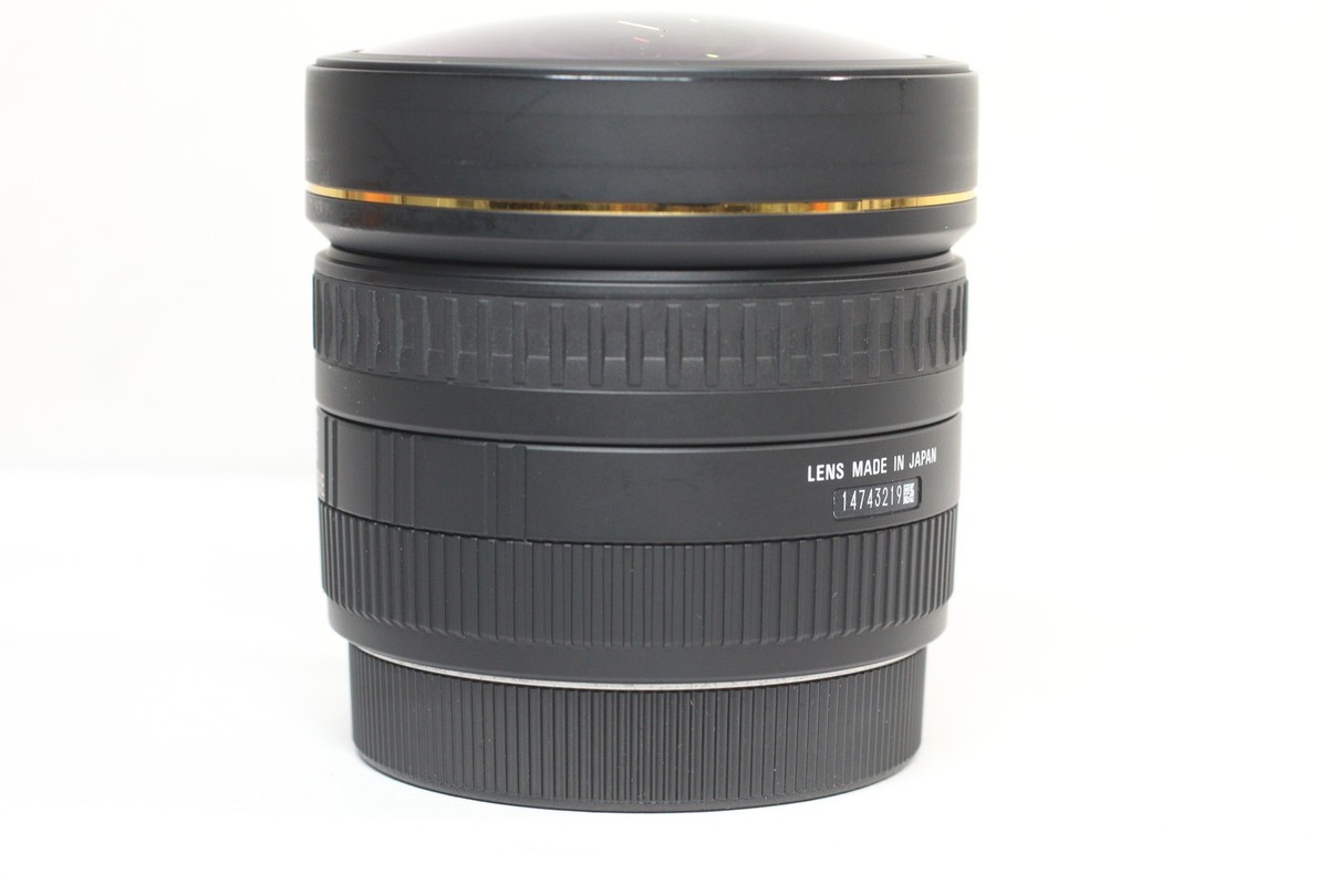 AS IS Sigma 8mm F/3.5 EX DG CIRCULAR FISHEYE AF Lens For Canon EF