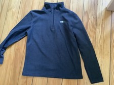 Fleecepullover Leicht Dunkelgrau Gr. 152 Aliv...