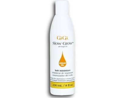 Gigi Slow Grow Lotion with Argan Oil - Hair Growth Control Post Wax Care (8 oz)