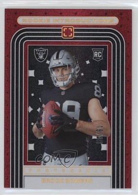 2024 Panini Photogenic Rookie Introductions Red 16/49 Brock Bowers #14 RC 0c3