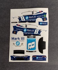 2023 Kyle Busch 8 Mark III 1/64 Peel  Stick Decals