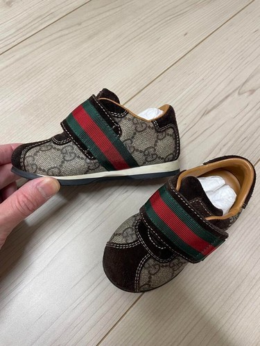 Zapatos Gucci GG Sherry Line para niños pequeños 22/14 cm con bolsa M1 - Imagen 2 de 7