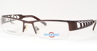 GUYS ONLY 3170 600 B Brown UNIQUE RARE EYEGLASSES GLASSES 55-19-140mm Germany