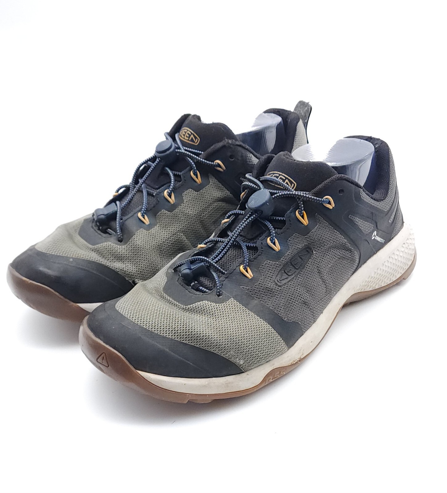 Scarpe da trekking sportive KEEN Explore Vent da uomo verdi stringate taglia US 10