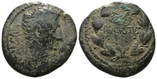 Roman Provincial Bronze Coin - Antioch  27 BC - 14 AD - Augustus